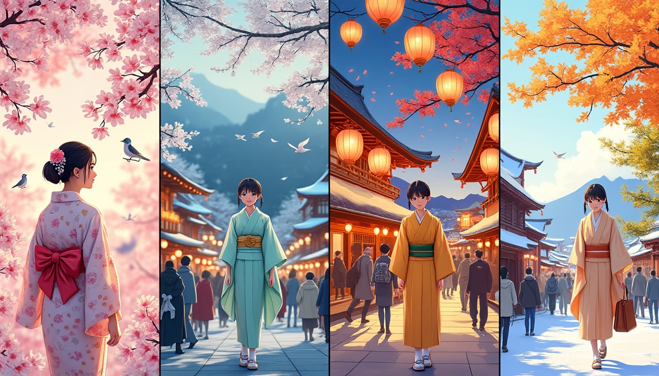 discover the ultimate guide to dressing in kyoto throughout the year. from seasonal trends to monthly tips, learn how to blend comfort and style while exploring this beautiful city in every season.